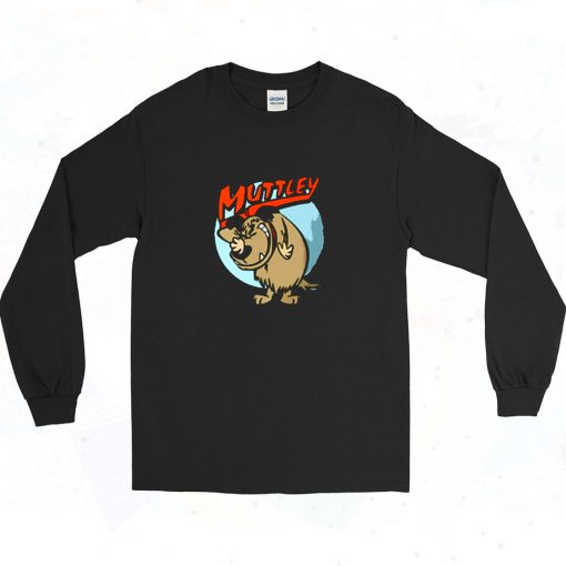 Muttley Sidekick Cartoon Dog Fictional Long Sleeve Shirt Style