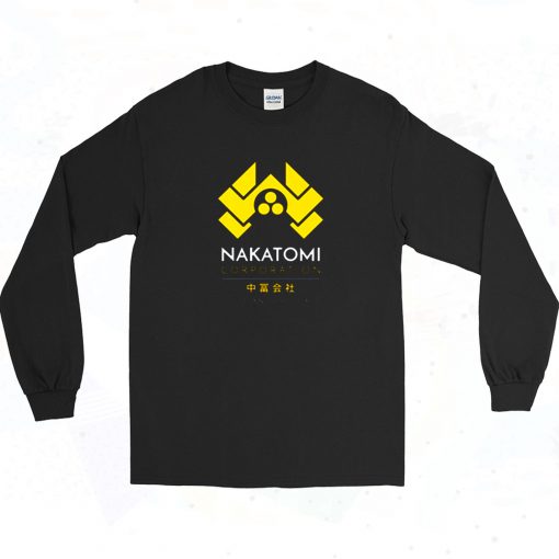 Nakatomi Towers Plaza Los Angeles Replica Long Sleeve Shirt Style