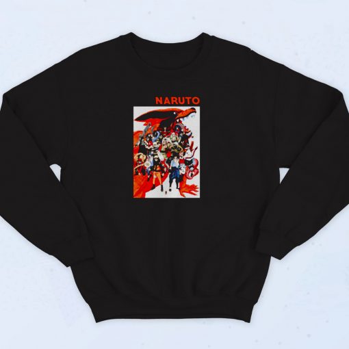 Naruto Characters 90s Sweatshirt Fashion