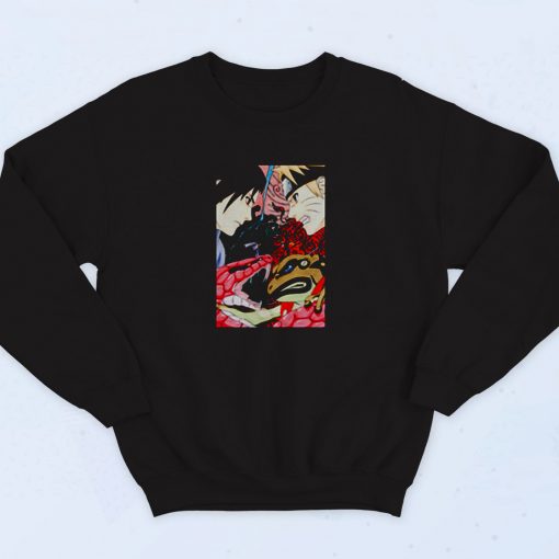 Naruto Vs Sasuke 90s Sweatshirt Fashion