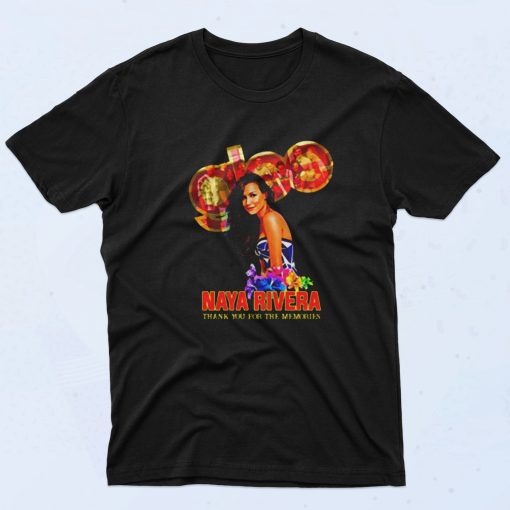 Naya Rivera Thank You For The Memories 90s T Shirt Style