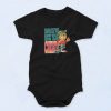 Never Let Em See You Garfield Unisex Baby Onesie