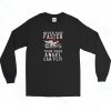 Never Ride Faster Than Your Angel Can Fly Long Sleeve Shirt Style