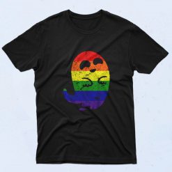 Official Ghost Halloween Gay Funny Scary 90s T Shirt Style