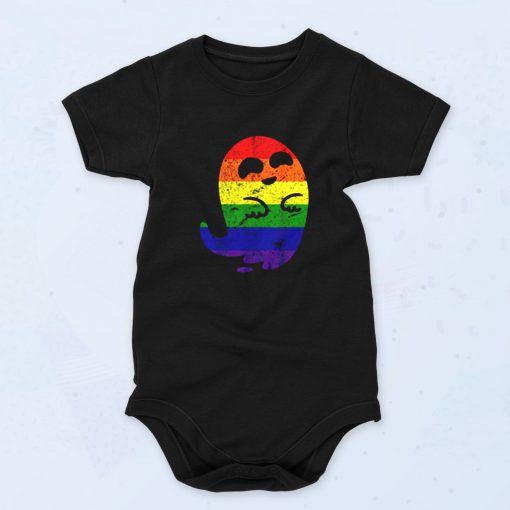 Official Ghost Halloween Gay Funny Scary Cute Baby Onesie