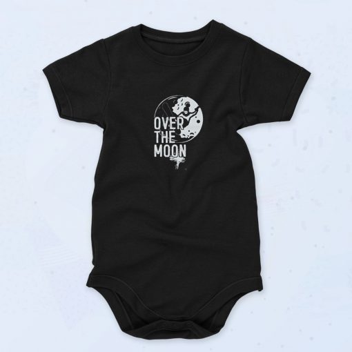 Over The Moon Cute Baby Onesie