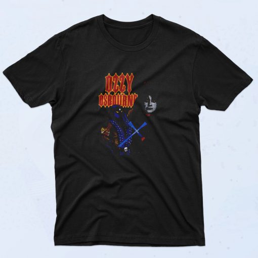 Ozzy Osbourne Diary Of A Madman 1982 Tour 90s T Shirt Style