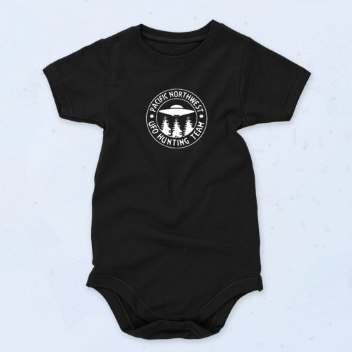 Pacific Northwest Ufo Hunting Team Cute Baby Onesie