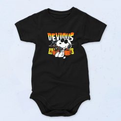 Peanuts Snoopy Devious Halloween Cute Baby Onesie