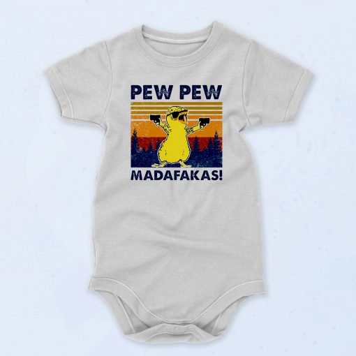 Pew Pew Madafakas Chicken Lover Baby Onesie