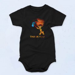 Pluto Cartoon Dog Thank You Usa Police Cute Baby Onesie