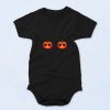 Pumpkin Boobs Funny Halloween Unisex Cute Baby Onesie