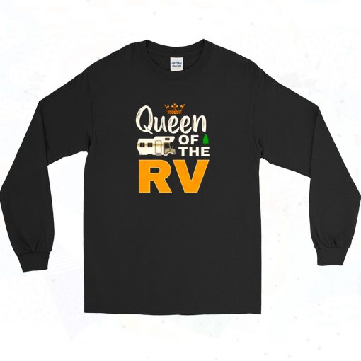 Queen Of The Camper Long Sleeve Shirt Style