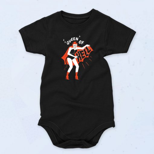 Queen of Hell Vintage Style Baby Onesie