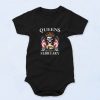 Queens Are Born In February Skull Cute Baby Onesie