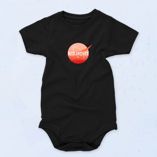 Red Velvet Nasa Cute Baby Onesie