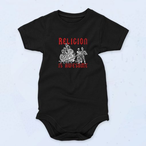 Religion Is Awesome Cute Baby Onesie