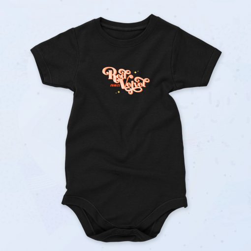 Retro Red Velvet Cute Baby Onesie