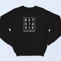 Reykjavik Iceland 90s Sweatshirt Fashion