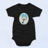 Rick And Morty Selfie Tiny Rick Girls Cute Baby Onesie