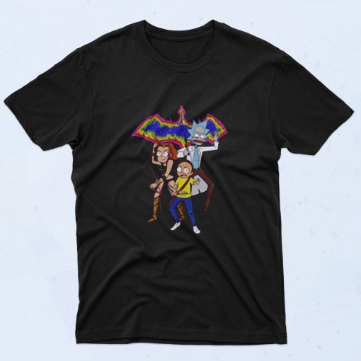 Rick And Morty Slt Dragon Squad 90s T Shirt Style