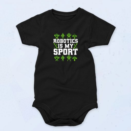 Robotics Is My Sport Cute Baby Onesie