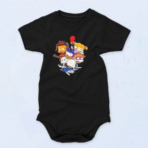 Rugrats Horror Halloween Vintage Movie Baby Onesie