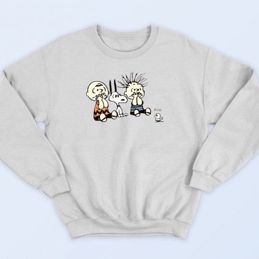 Scare Charlie And Snoopy Halloween Sweatshirt