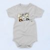 Scare Charlie And Snoopy Halloween Unisex Baby Onesie