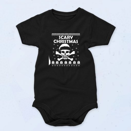 Scary Christmas Holiday Cute Baby Onesie