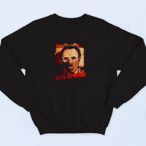 Silence Of The Lambs Lets Do Lunch 90s Sweatshirt Fashion