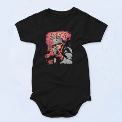 Slayer Sniper Skull Artwork Vintage Baby Onesie