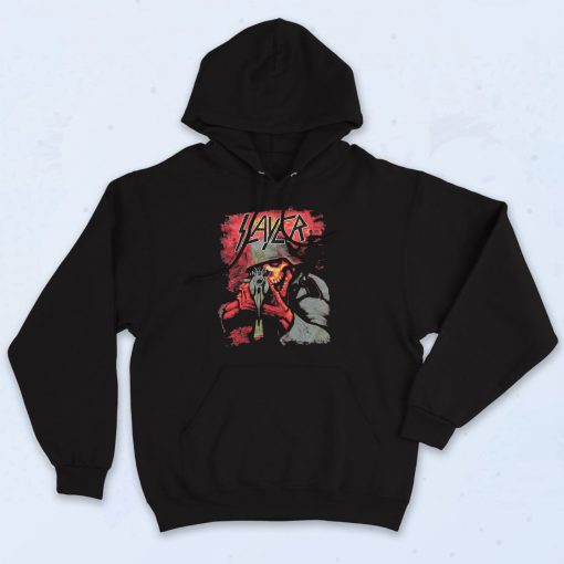 Slayer Sniper Skull Casual Vintage Hoodie