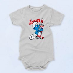 Smurfnoff Vodka Funny Artwork Baby Onesie