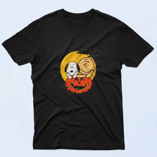 Snoopy Halloween Cartoon Parody 90s T Shirt Style