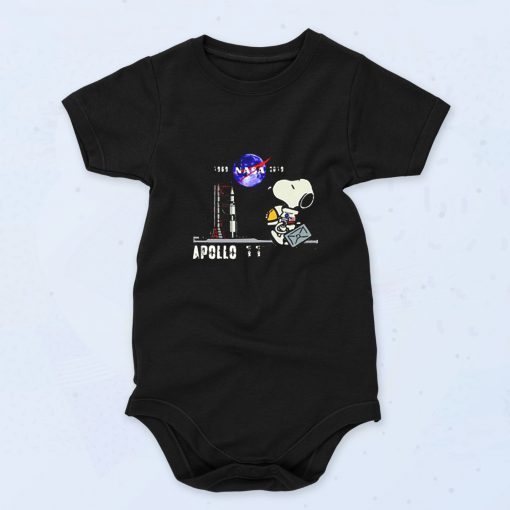 Snoopy Nasa 1969 2019 Apollo 11 Cute Baby Onesie