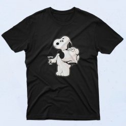 Snoopy X Brian Family Guy Mashup Custom 90s T Shirt Style