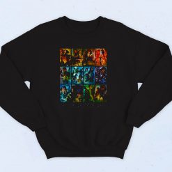 Star Wars Celebration Mural Art Panels Q 90s Sweatshirt Fashion