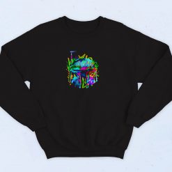 Star Wars Graffiti Fett Mask 90s Sweatshirt Fashion