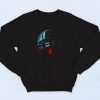 Star Wars The Mandalorian Helmet Scene Fill 90s Sweatshirt Fashion