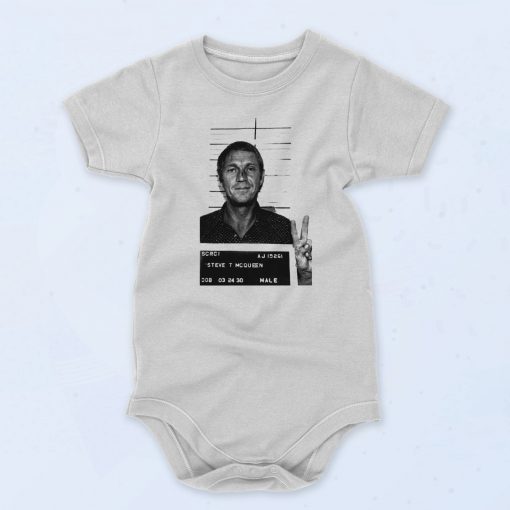 Steve Mcqueen Mugshot Unisex Baby Onesie