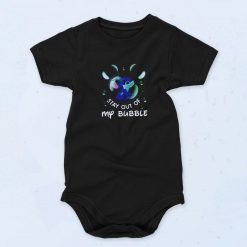 Stitch Stay Out Of My Bubble Cute Baby Onesie