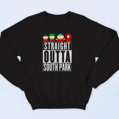 Straight Outta South Park 90s Sweatshirt Fashion