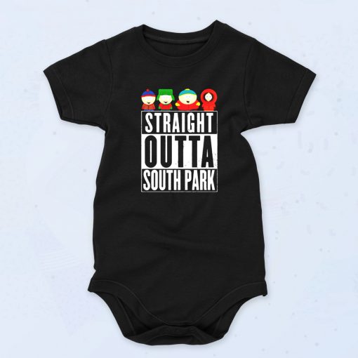 Straight Outta South Park Cute Baby Onesie