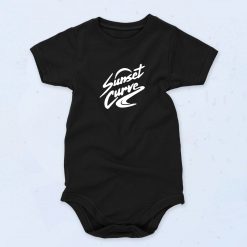 Sunset Curve Logo Julie And The Phantoms Cute Baby Onesie