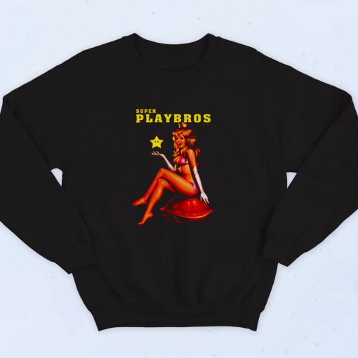 Super Playbros 90s Sweatshirt Fashion