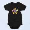 Super Smash Brothers Nintendo Cartoon Cute Baby Onesie