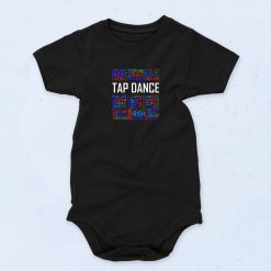 Tap Dance Words Cute Baby Onesie