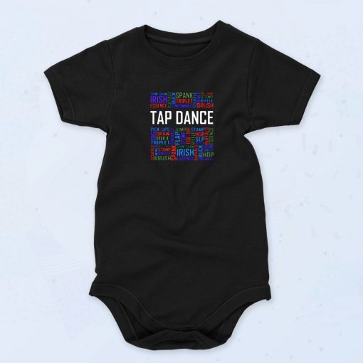 Tap Dance Words Cute Baby Onesie