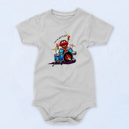 The Muppets Drum TV Show Baby Onesie